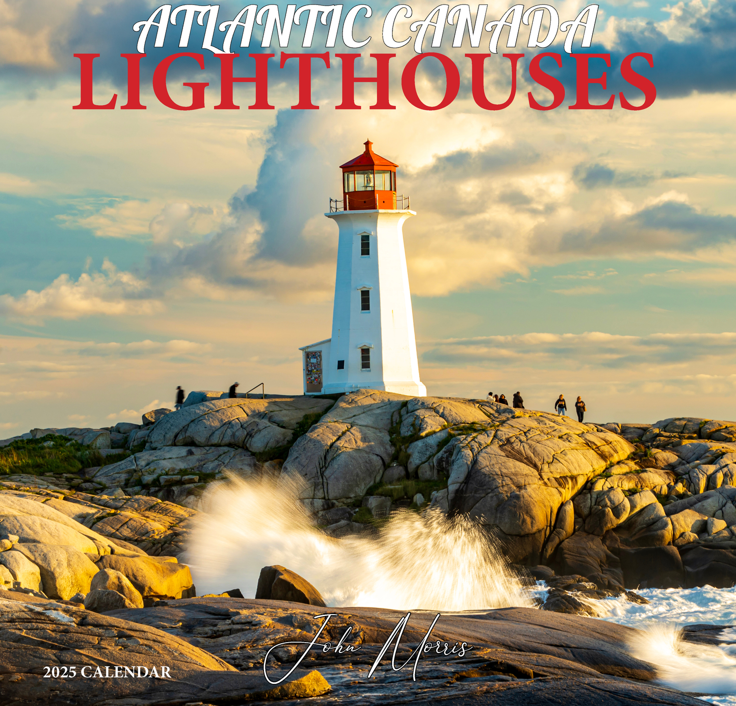2025 Atlantic Canada Lighthouses Large Wall Calendar