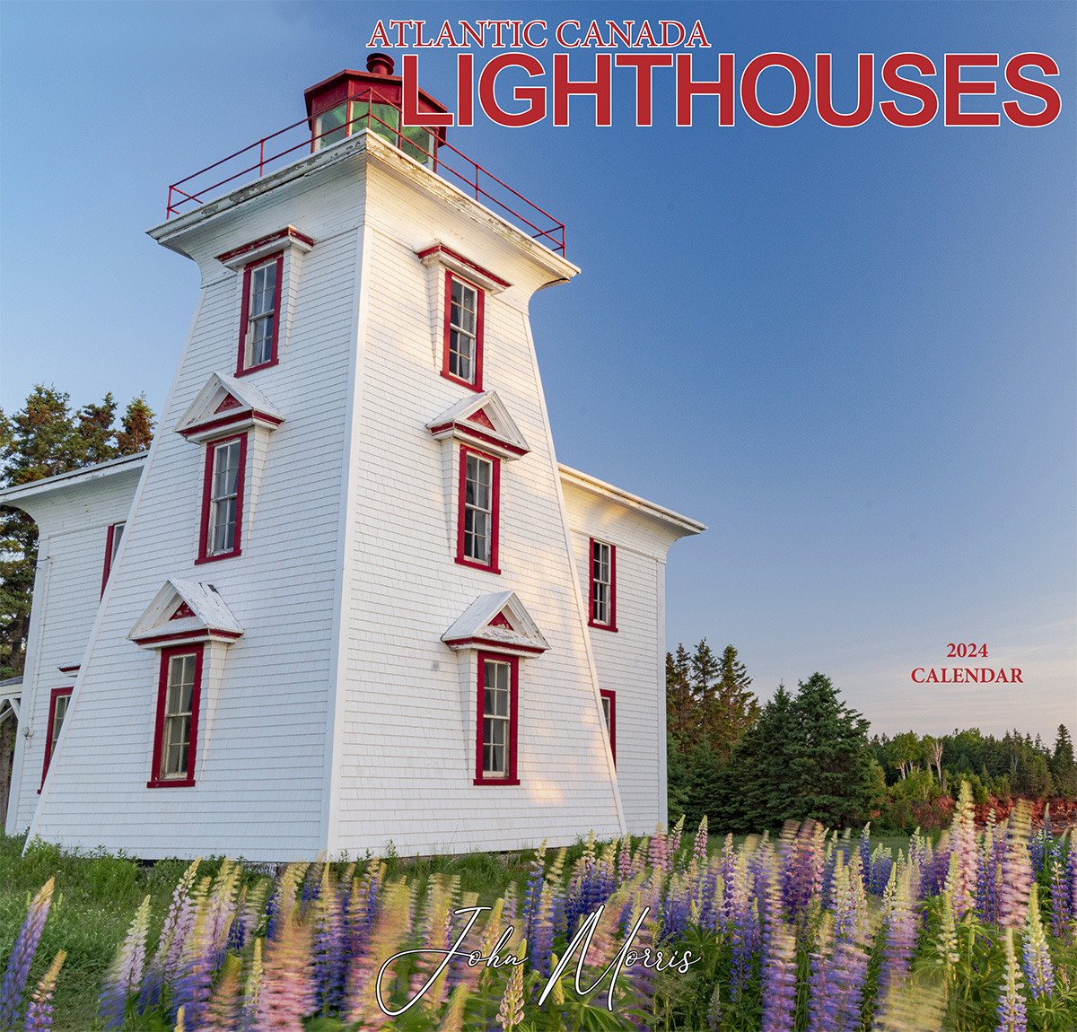 2024 Atlantic Canada Lighthouses Large Wall Calendar