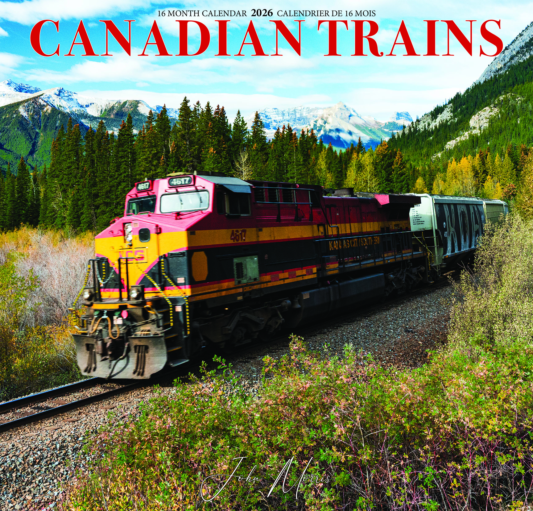 2027 Trains Wall Calendar